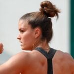 Maria Sakkari at Roland-Garros in 2021