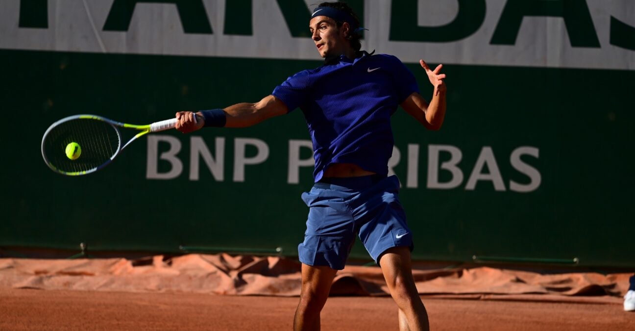 Musetti at Roland-Garros 2021