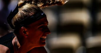 Petra Kvitova at Roland-Garros in 2021