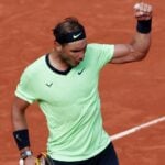 Rafael Nadal at Roland-Garros in 2021