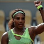 Serena Williams at Roland-Garros in 2021