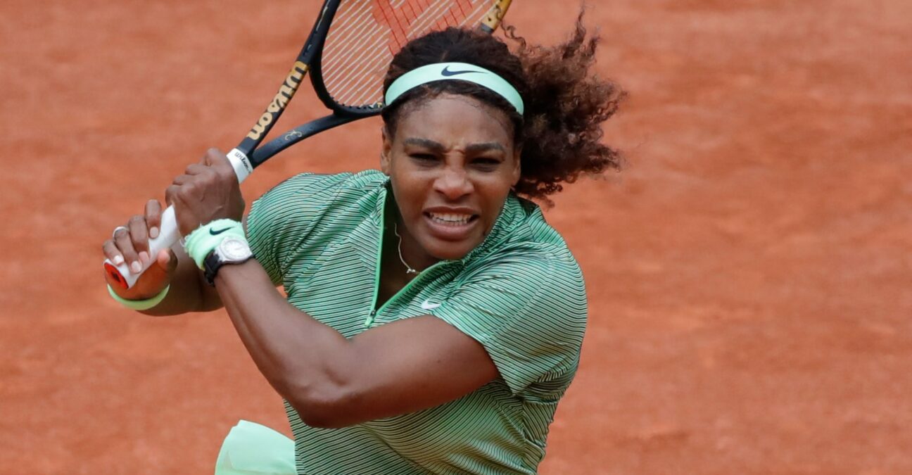 Serena Williams at Roland-Garros in 2021