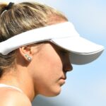 Sofia Kenin at Wimbledon in 2019