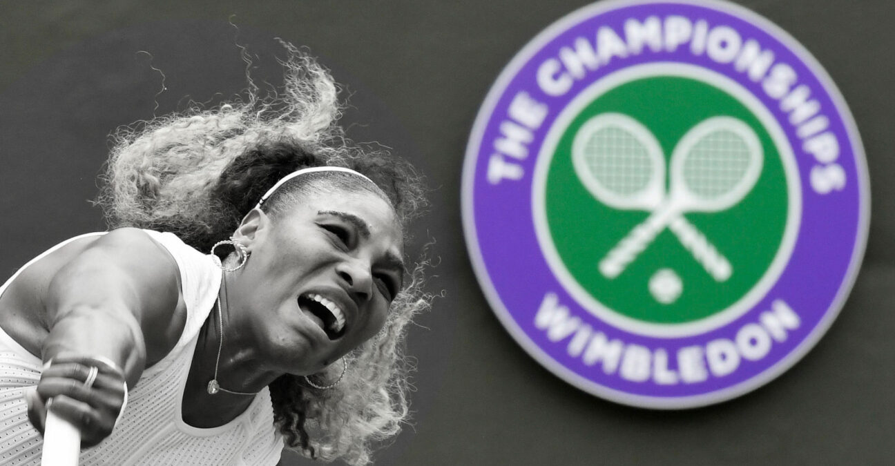 Serena Williams at Wimbledon in 2018