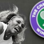 Serena Williams at Wimbledon in 2018