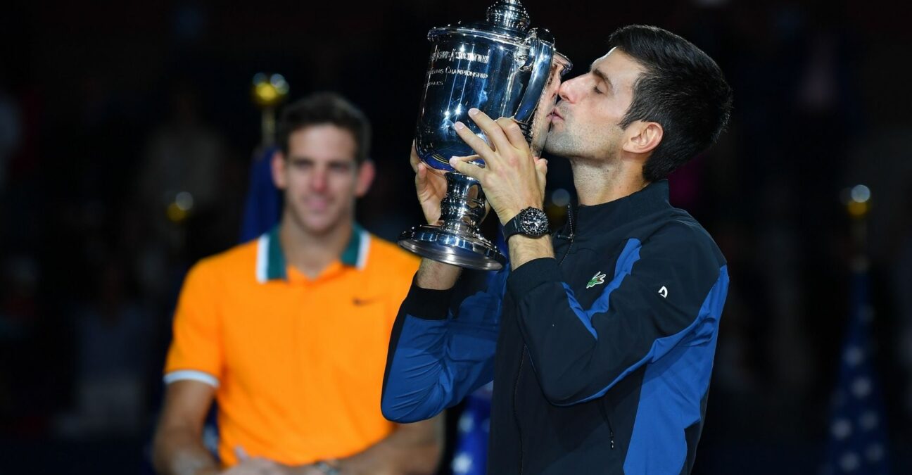 Juan Martin Del Potro et Novak Djokovic, US Open