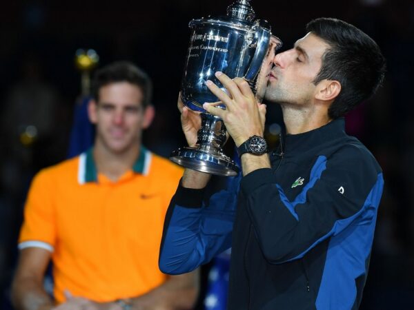 Juan Martin Del Potro et Novak Djokovic, US Open