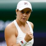 Ashleigh Barty at Wimbledon in 2021