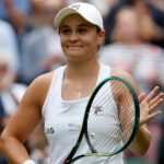 Ashleigh Barty at Wimbledon in 2021