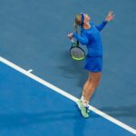 Kiki Bertens at Doha in 2020