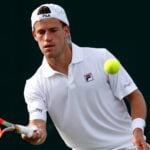 Diego Schwartzman at Wimbledon in 2021