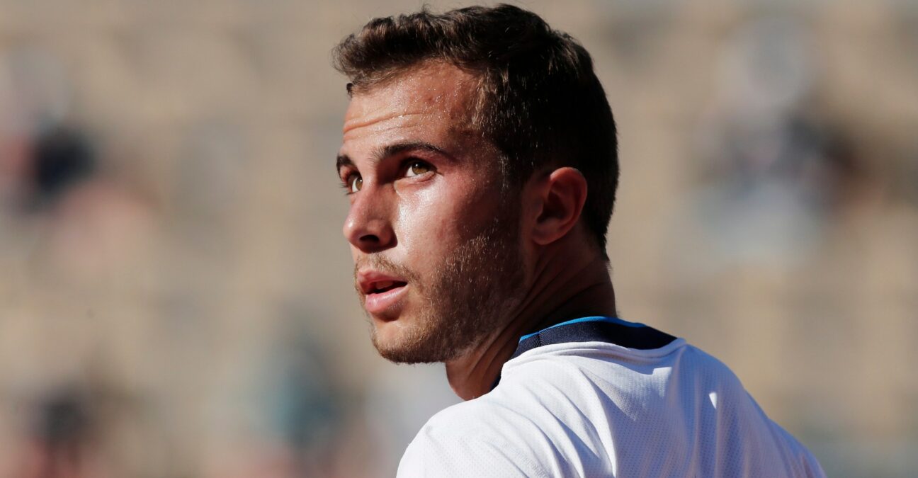 Hugo Gaston at Roland-Garros in 2021