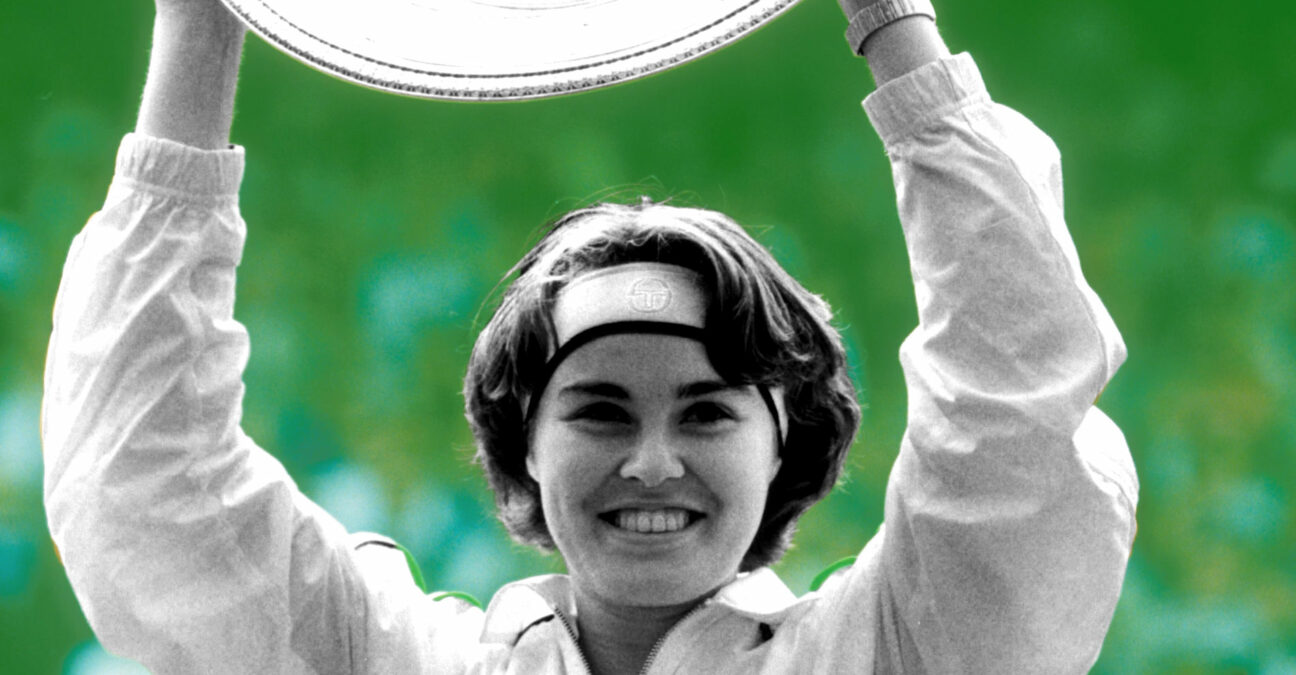 Martina Hingis at Wimbledon in 1997