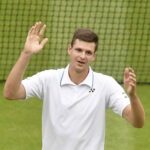 Hubert Hurkacz à Wimbledon en 2021