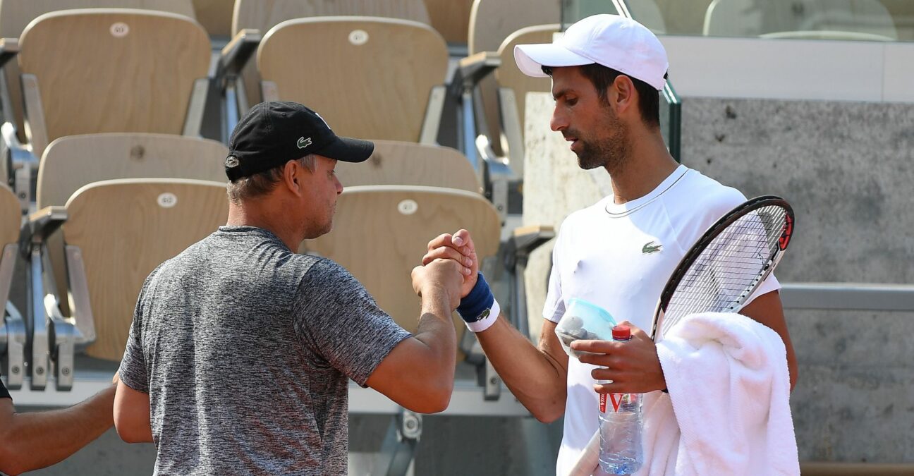 Novak Djokovic (SRB) Marian Vajda (SRB)