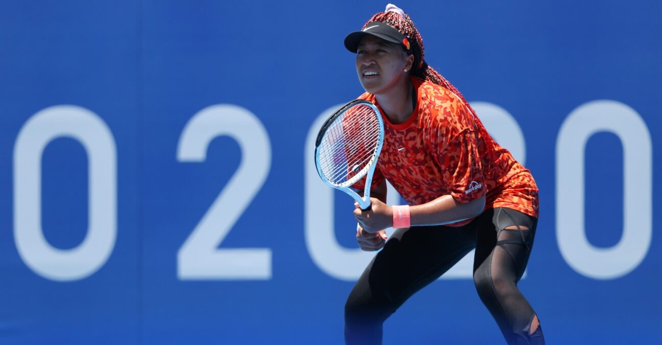 Naomi Osaka at Tokyo Olympics in 2021