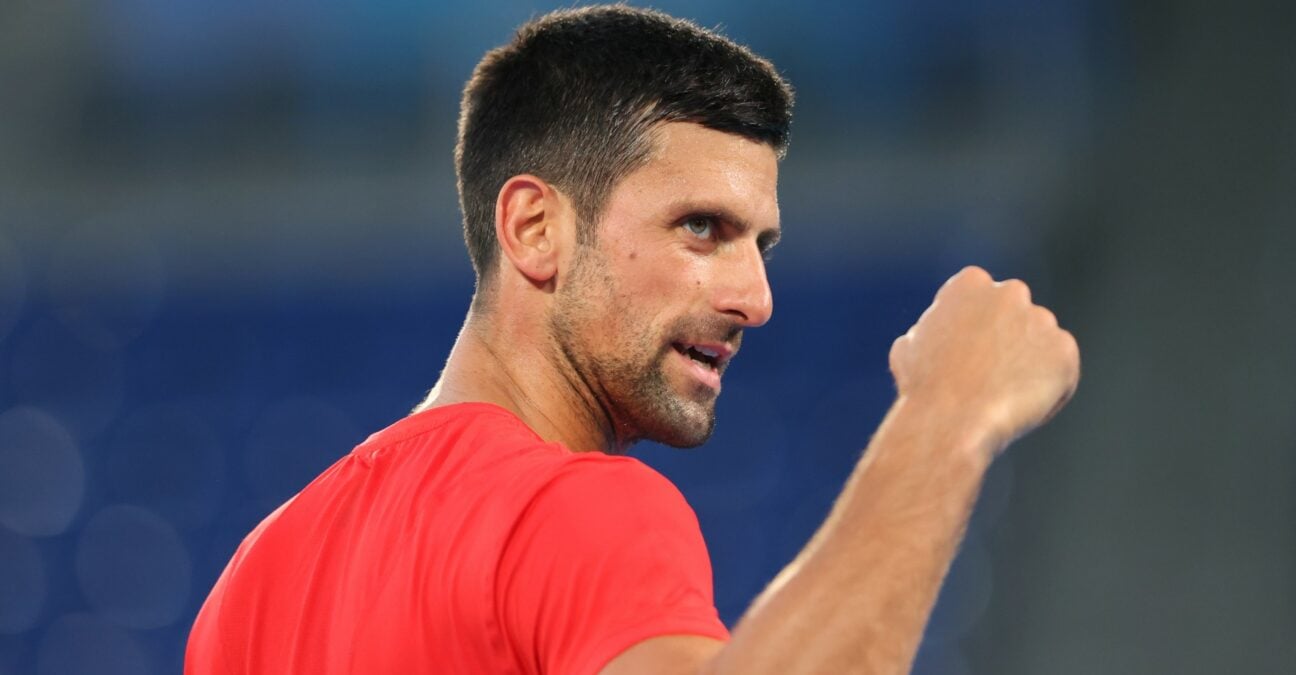 Novak Djokovic at Tokyo Olympics in 2021