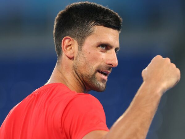 Novak Djokovic at Tokyo Olympics in 2021