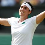 Ons Jabeur at Wimbledon in 2021