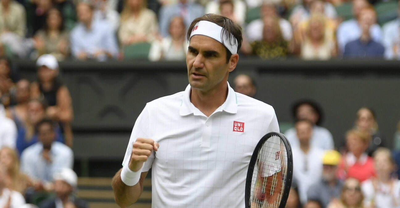 Roger Federer face à Cameron Norrie au troisième tour de Wimbledon 2021