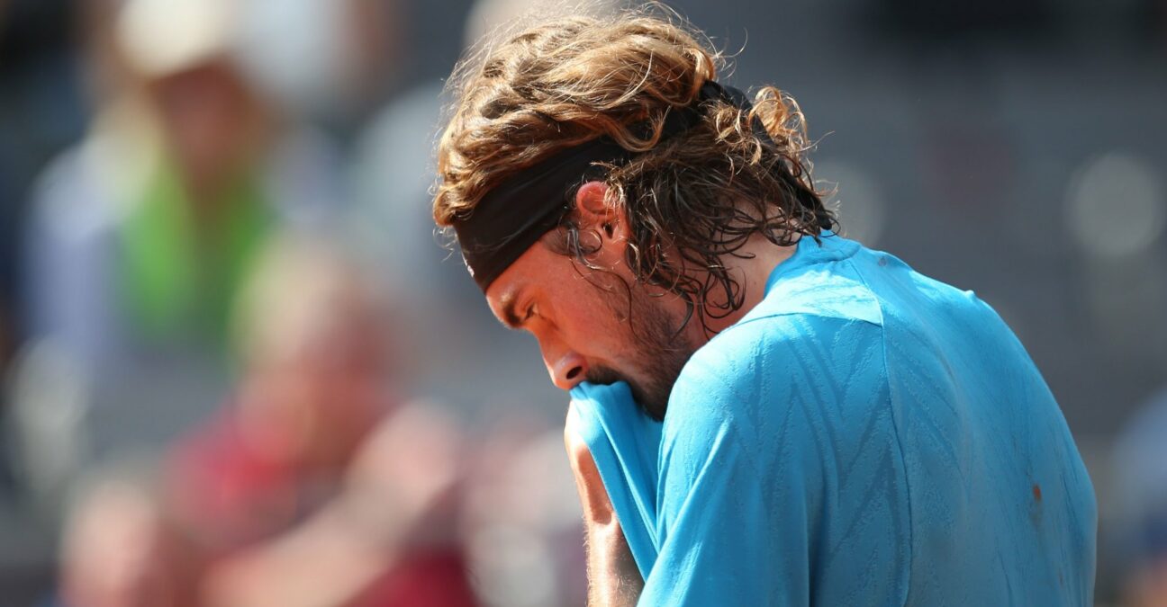 Stefanos Tsitsipas at Hamburg in 2021