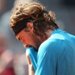Stefanos Tsitsipas at Hamburg in 2021
