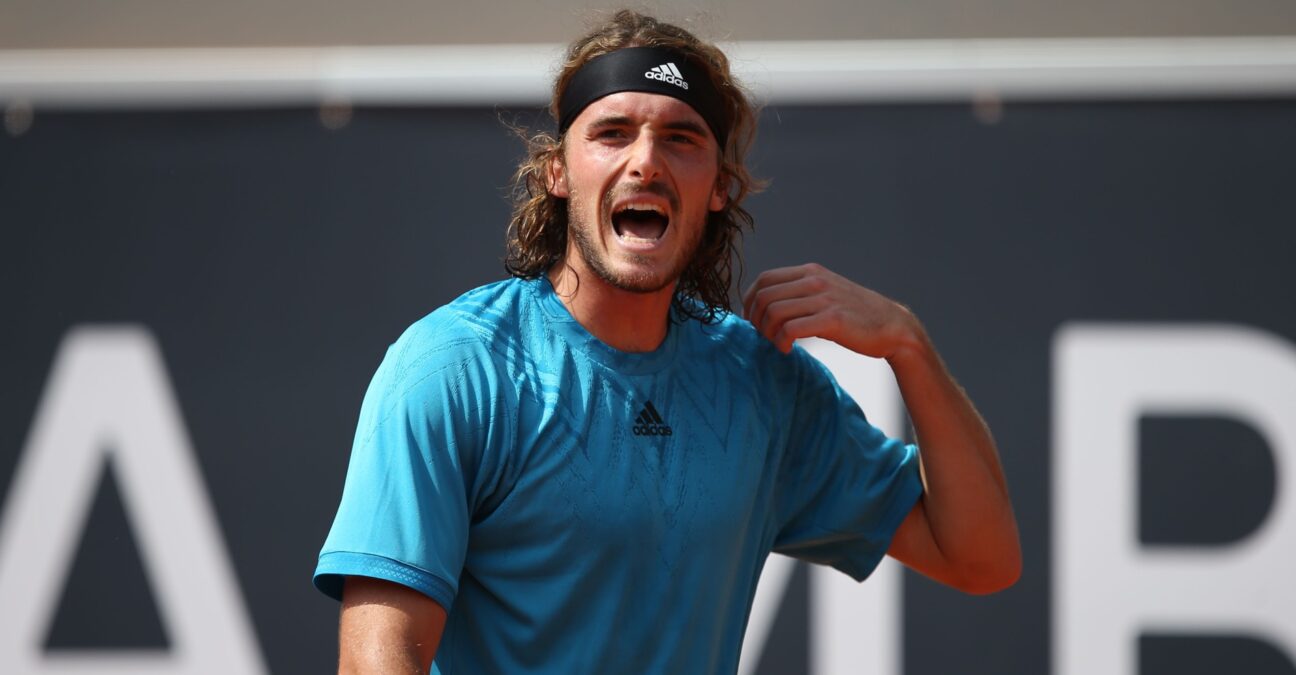Stefanos Tsitsipas at Hamburg in 2021