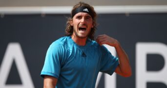 Stefanos Tsitsipas at Hamburg in 2021