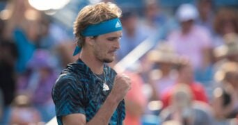 Alexander Zverev at Cincinnati in 2021