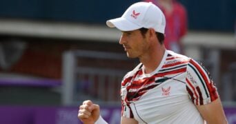 Andy Murray at the Queen's in 2021
