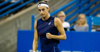 Caroline Garcia at Cincinnati in 2021