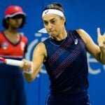 Caroline Garcia at Cincinnati in 2021