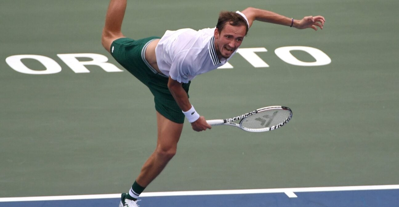 Daniil Medvedev at Toronto in 2021