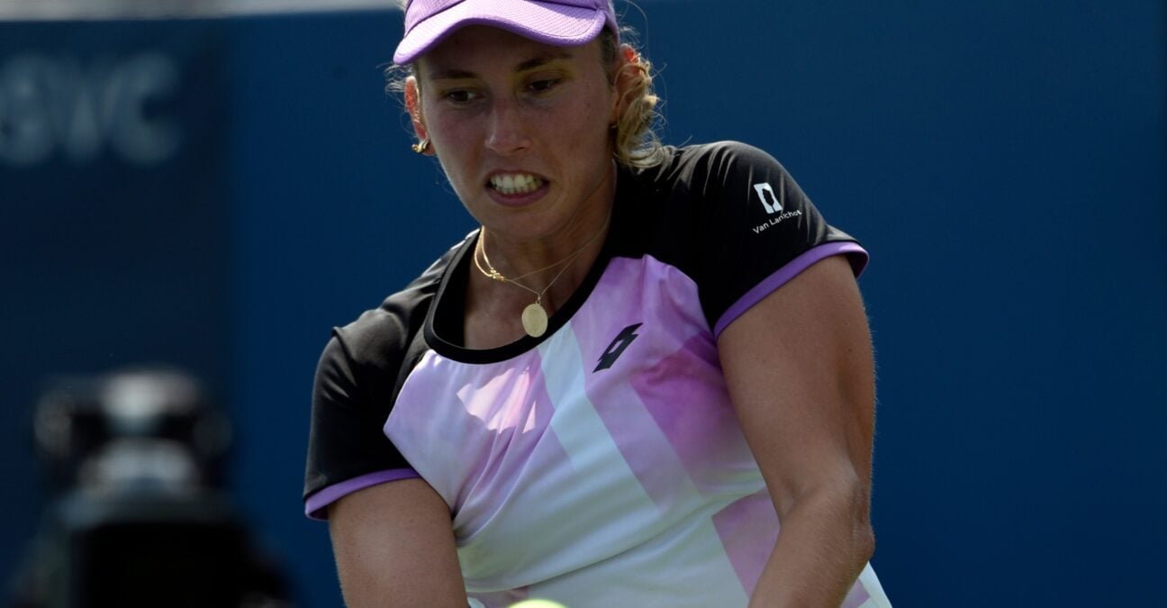Elise Mertens at San José in 2021