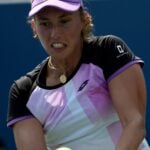 Elise Mertens at San José in 2021
