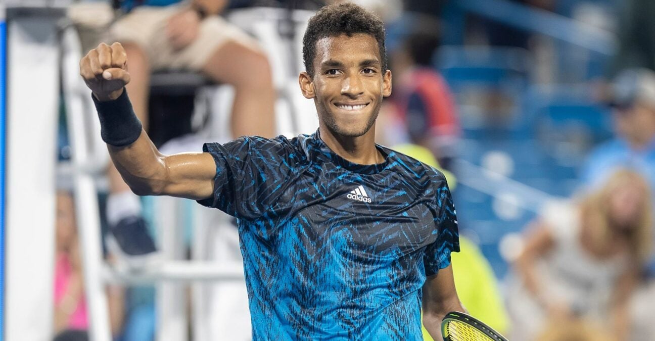 Felix Auger-Aliassime at Cincinnati in 2021