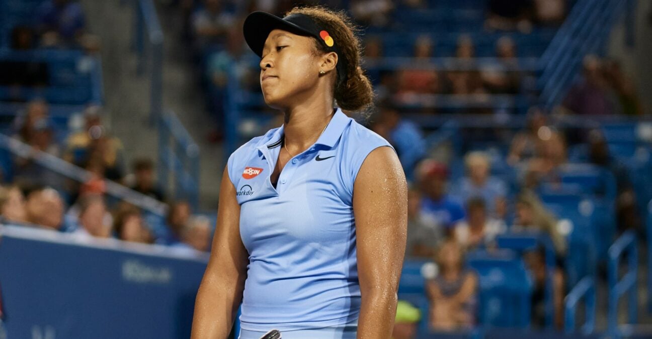 Naomi Osaka at Cincinnati in 2021