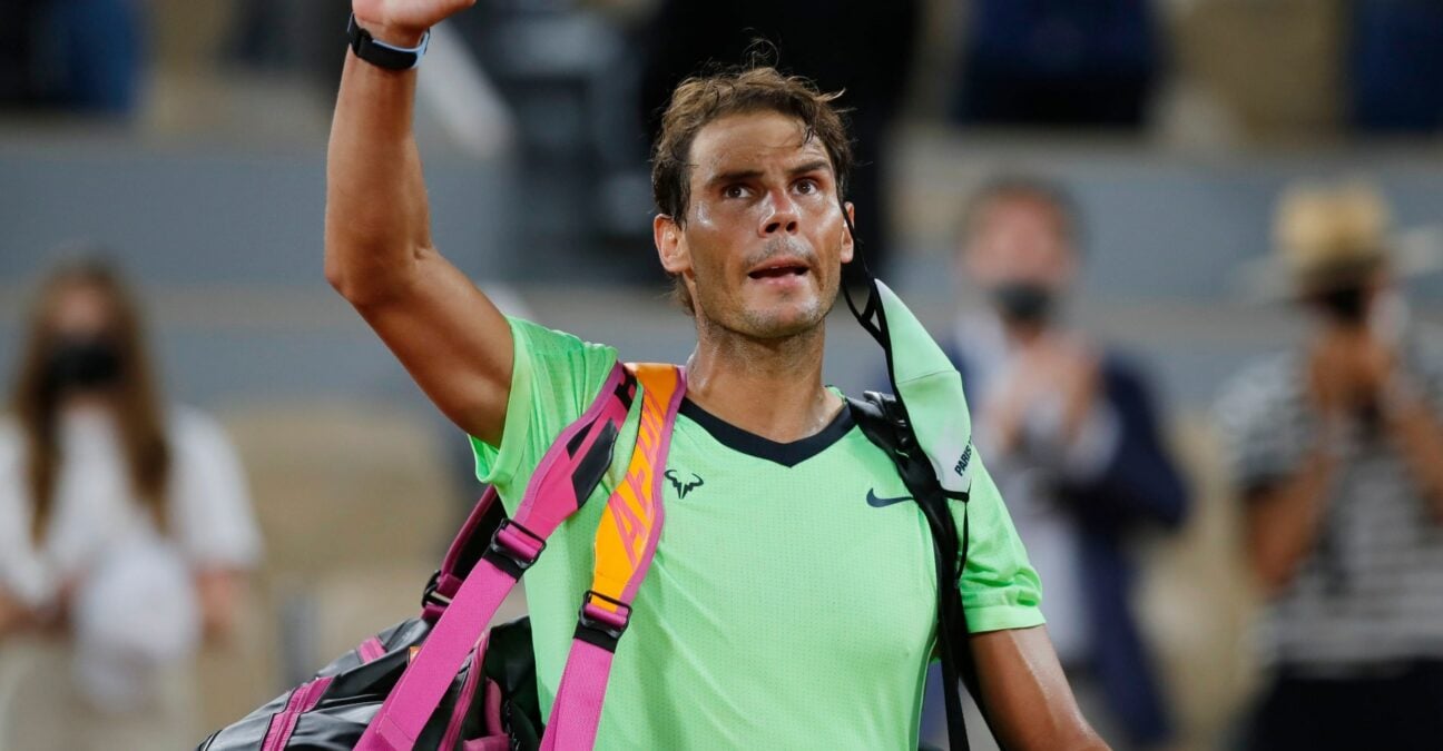 Rafael Nadal at Roland-Garros in 2021