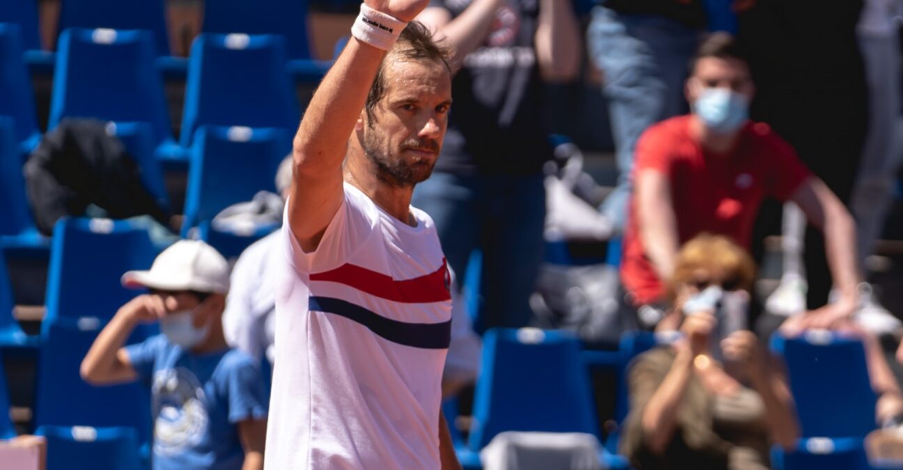 Richard Gasquet at Lyon in 2021