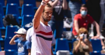Richard Gasquet at Lyon in 2021