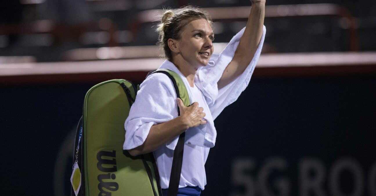 Simona Halep at Montreal in 2021