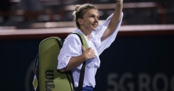 Simona Halep at Montreal in 2021