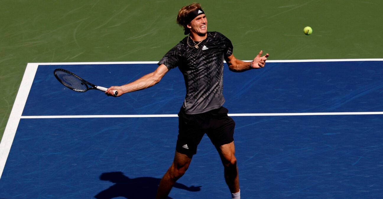 Alexander Zverev at the 2021 US Open