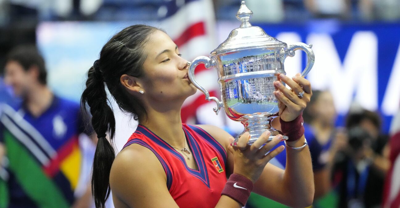 Emma Raducanu at the 2021 US Open