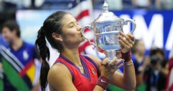Emma Raducanu at the 2021 US Open