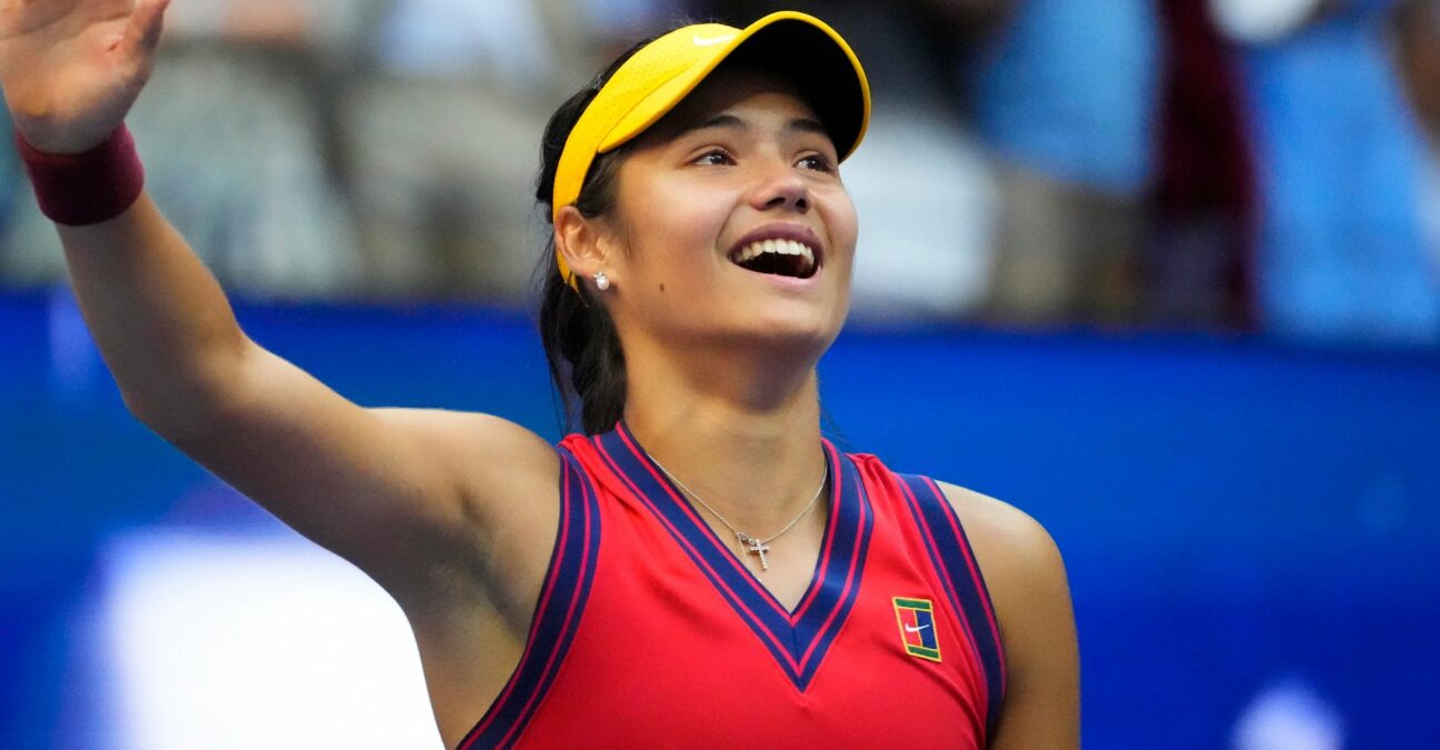 Emma Raducanu at the 2021 US Open
