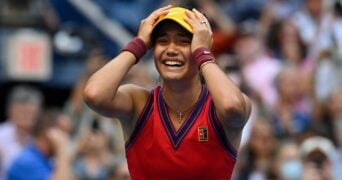 Emma Raducanu at the 2021 US Open
