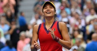 Emma Raducanu at the 2021 US Open