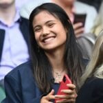 Emma Raducanu at Wimbledon in 2021