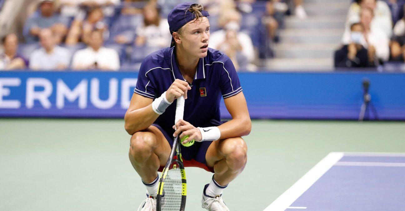 Holger Rune at the 2021 US Open
